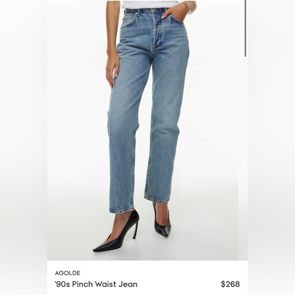 Agolde 90’s Pinch Waist Jeans - Picture 1 of 6